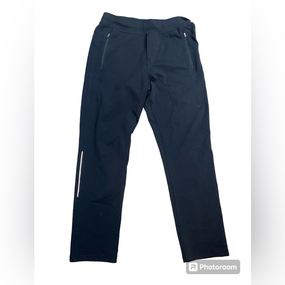 lululemon athletica Black Reflective-Detail Track Joggers
